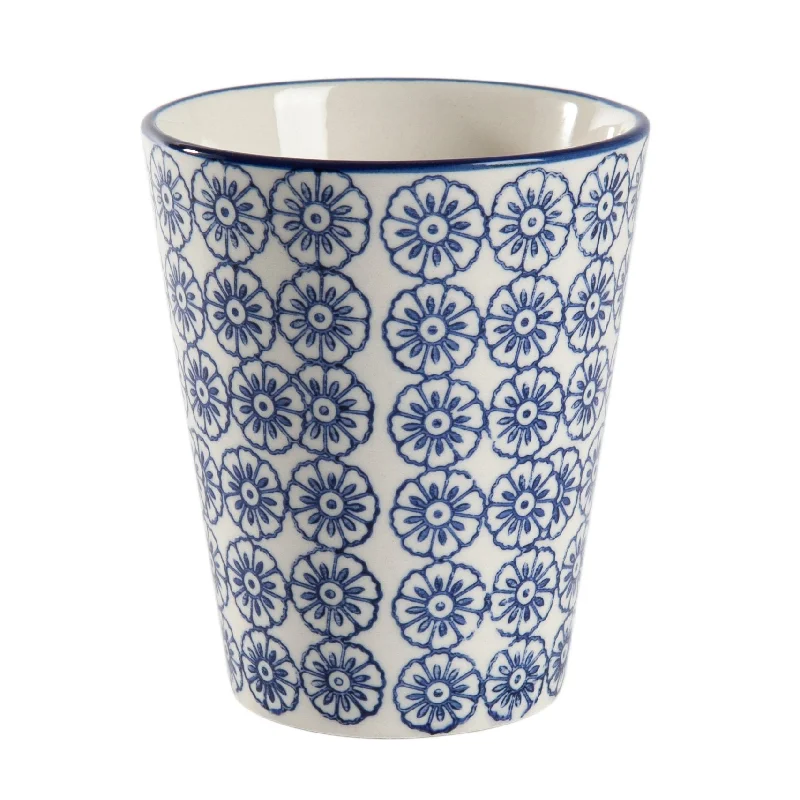 300ml Hand Printed Stoneware Tumbler - By Nicola Spring