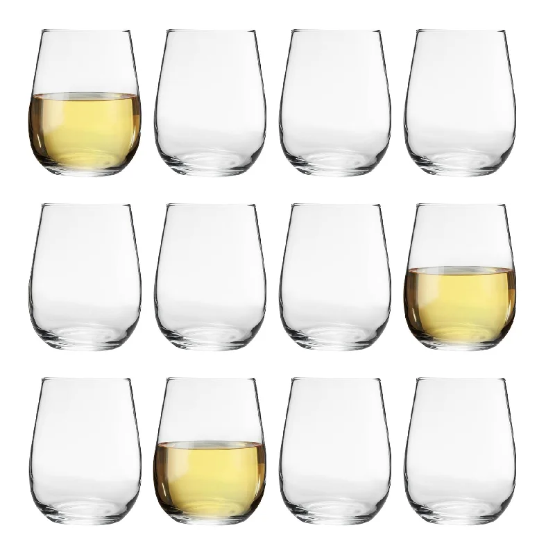 360ml Gaia Stemless Wine Glasses - Pack of 12 - By LAV