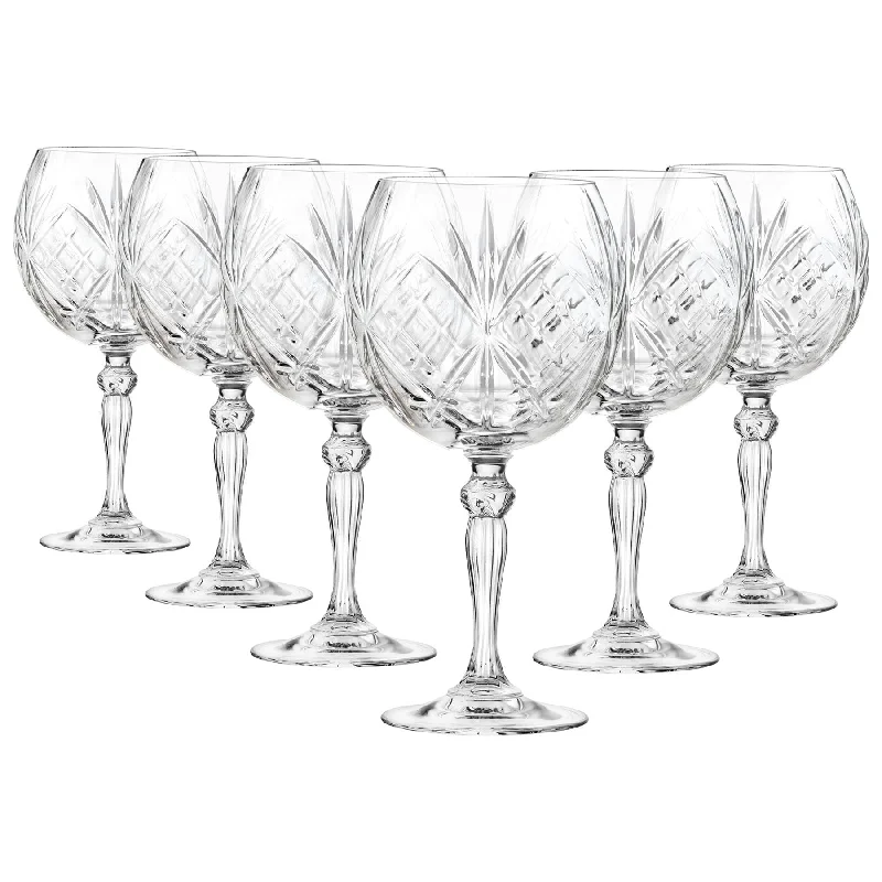 650ml Melodia Gin Glasses - Pack of 6 - By RCR Crystal