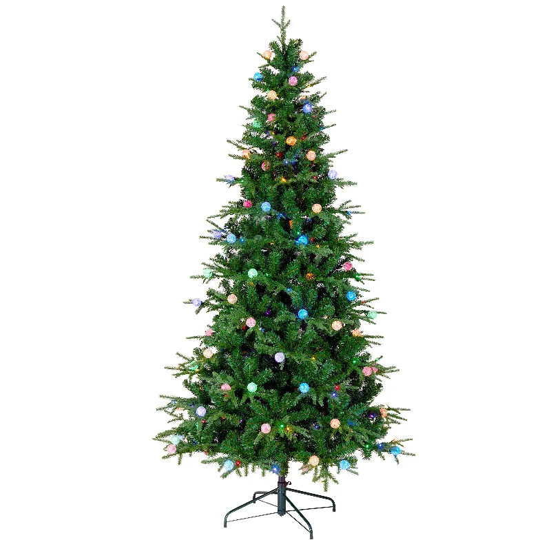 6 ft. Duxbury Slim Tree with Dual Color LED Lights