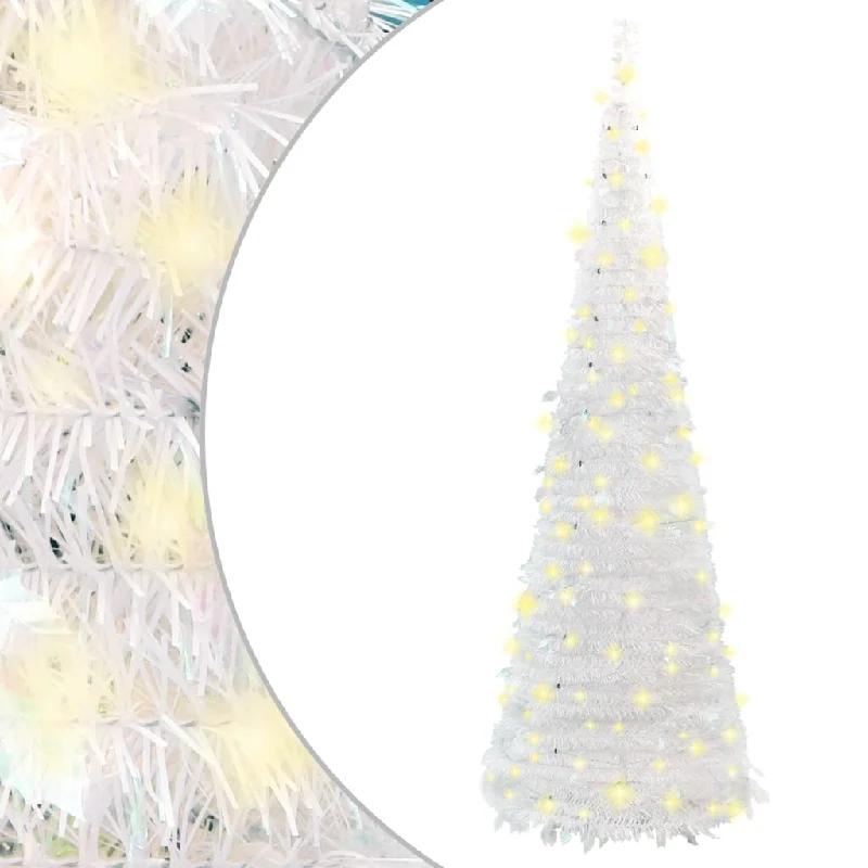 Artificial Christmas Tree Pop-up 200 LEDs White