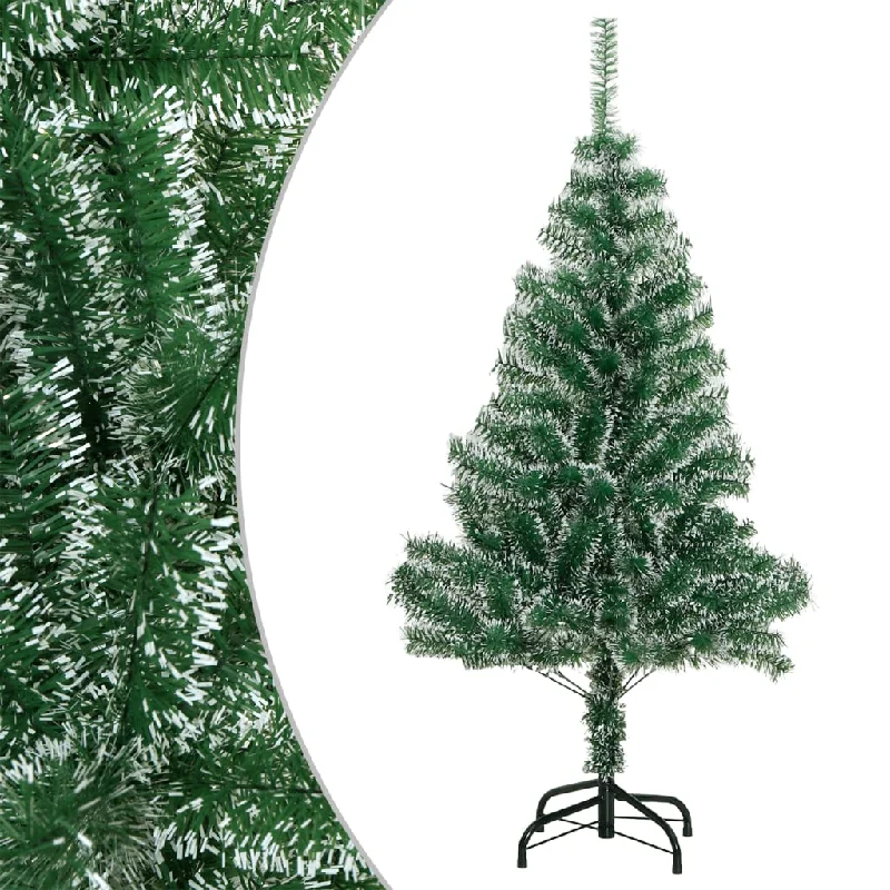 Artificial Christmas Tree with Flocked Snow-Green