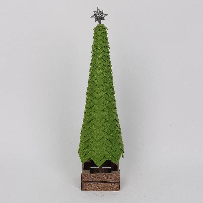 Layered cotton Christmas tree