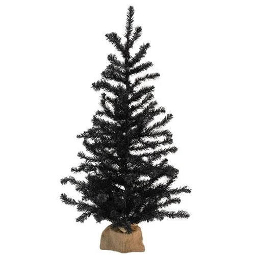 Black Tree w Burlap Base 5ft