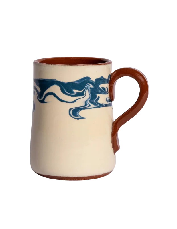 Blue Marbre Mug