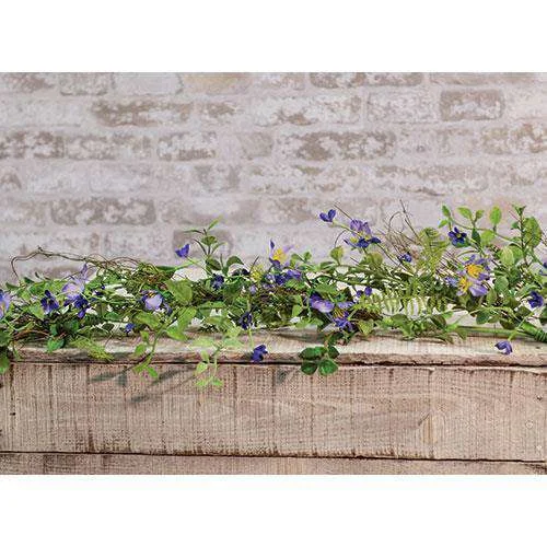 Blue Violet Garland, 4ft