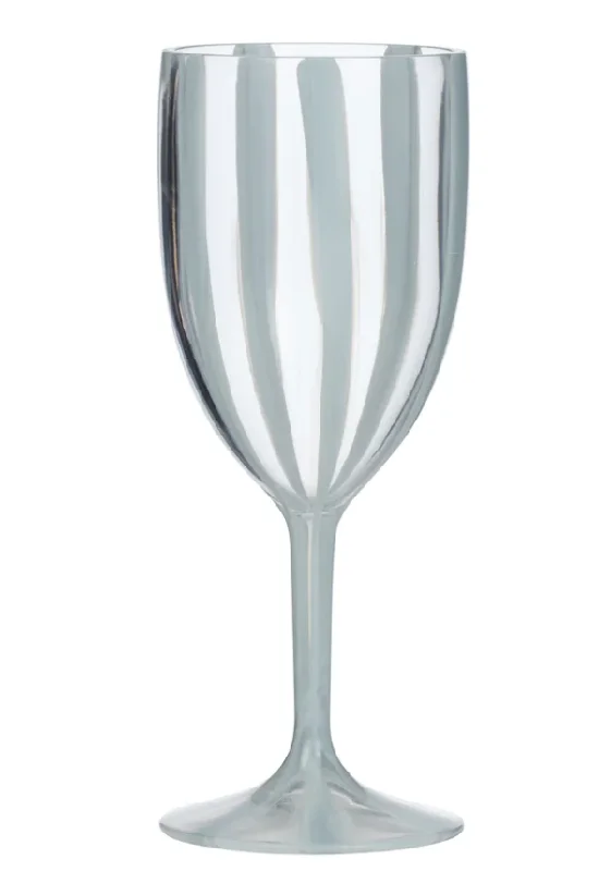 Cabana Acrylic Stripe Wine Glass