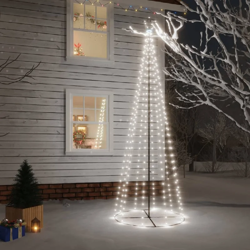 Christmas Cone Tree Cold White 310 LEDs