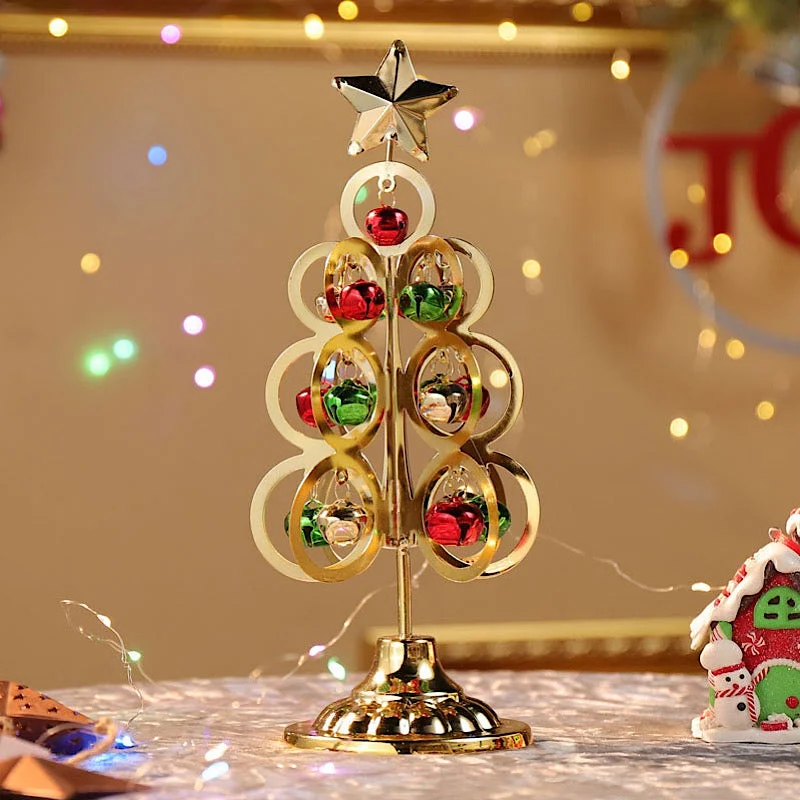 Christmas Metal Tree With Circle and Nut-Bells