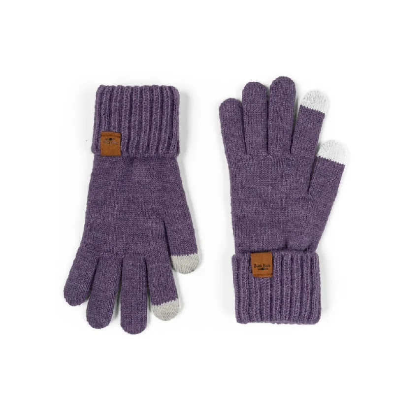 Britt's Knits: Mainstay Gloves in Purple