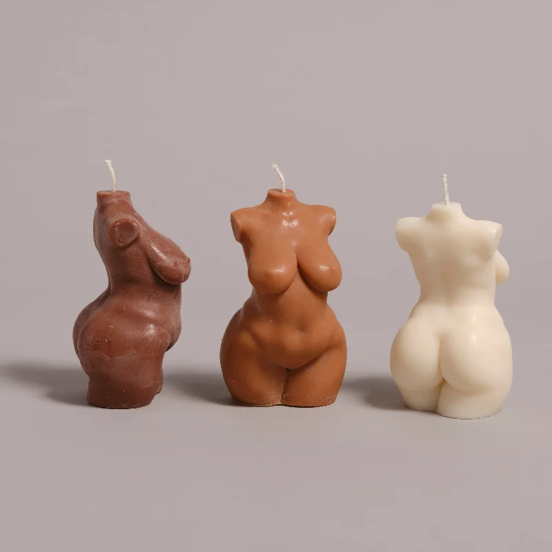 Curvy Female Torso Candle