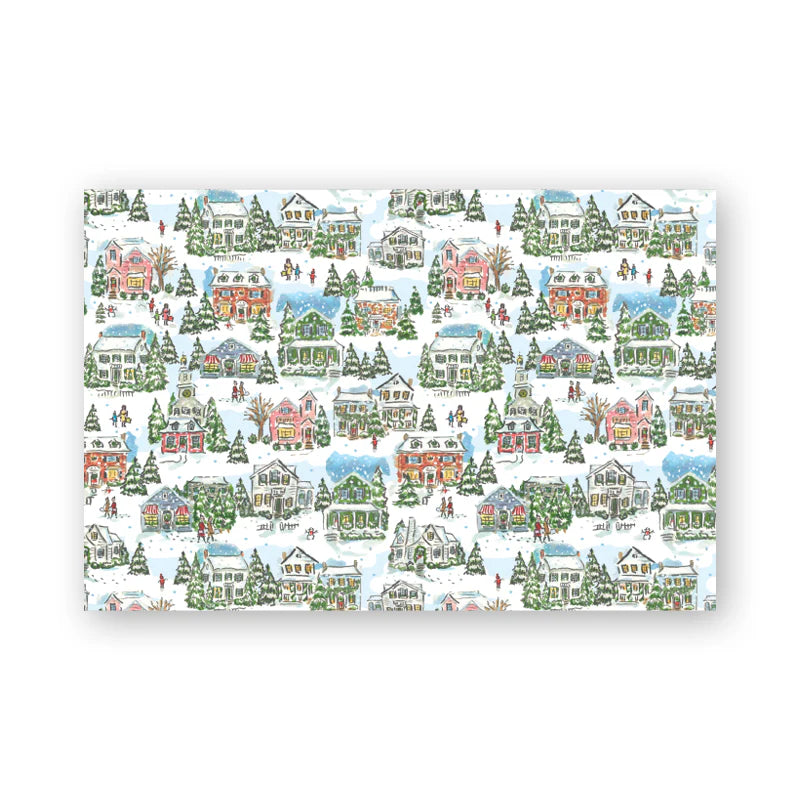 Dogwood Hill Christmas Village Paper Placemats