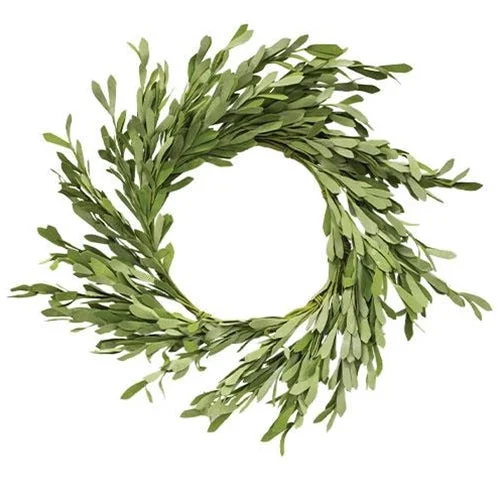 Foamy Willow Leaves Wreath, 24"