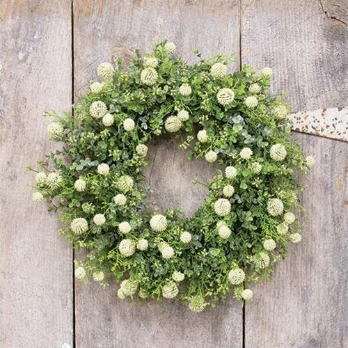 Garden Bliss Wreath, Cream