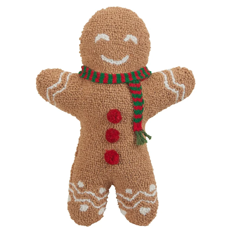 Gingerbread Man Decorative Hook Pillow