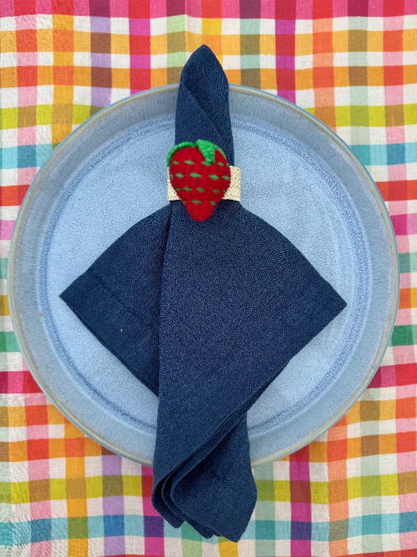 Handwoven Fruit Napkin Rings