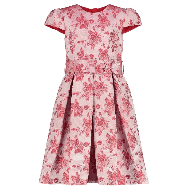 Holly Hastie Charlotte Red Floral Designer Girls Party Dress