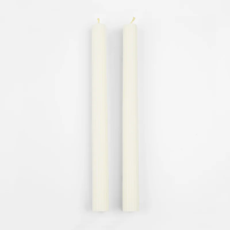 Ivory Table Candles (x 2)