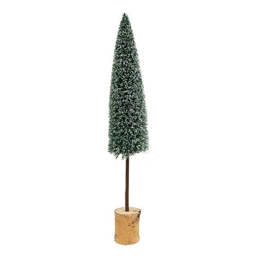 Large Green Spice Drop Bottle Brush Tree