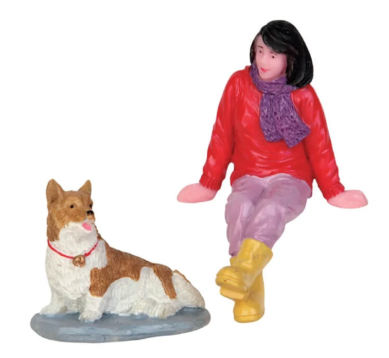 Lemax Figurine <br>  A Short Break, Set of 2