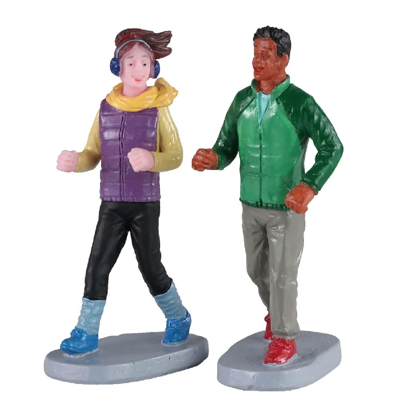 Lemax Figurine <br> Autumn Jog, Set of 2