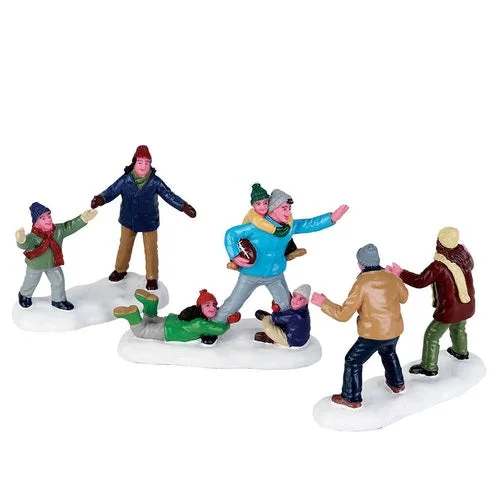 Lemax Figurine <br> Family Football, Set of 3