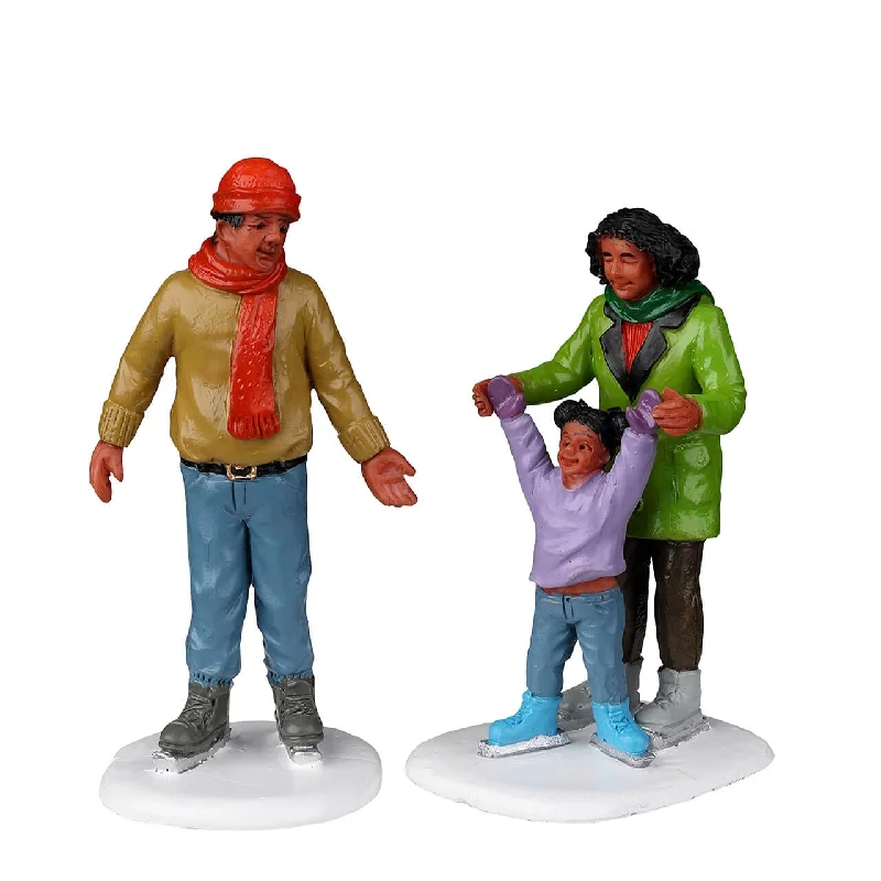 Lemax Figurine <br> Family Ice Follies, Set of 2