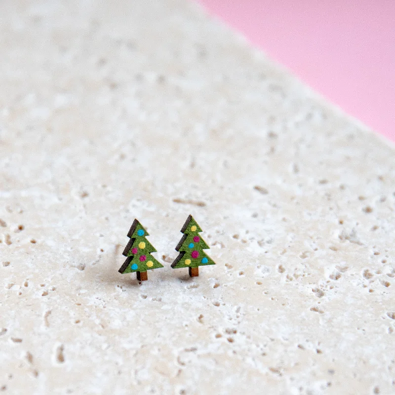 Little Christmas Tree Earrings