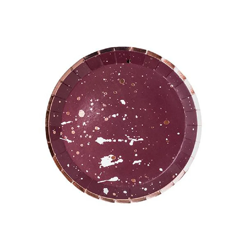 Mauve-elous Small Paper Plates (x8)