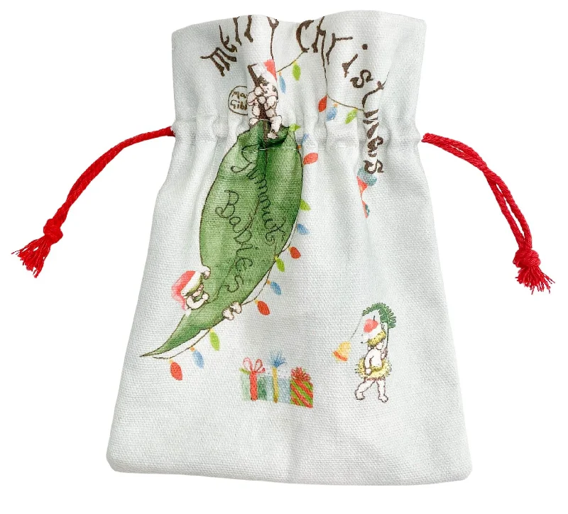 May Gibbs Christmas <br> Santa Bag Green (Small)