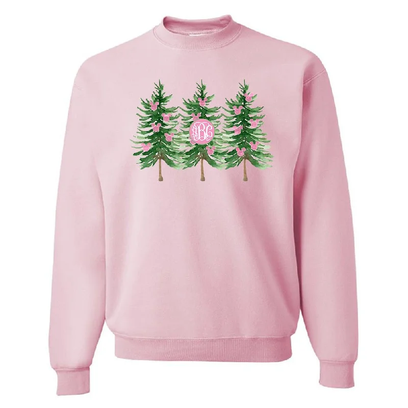 Monogrammed 'Mickey Trees' Crewneck Sweatshirt