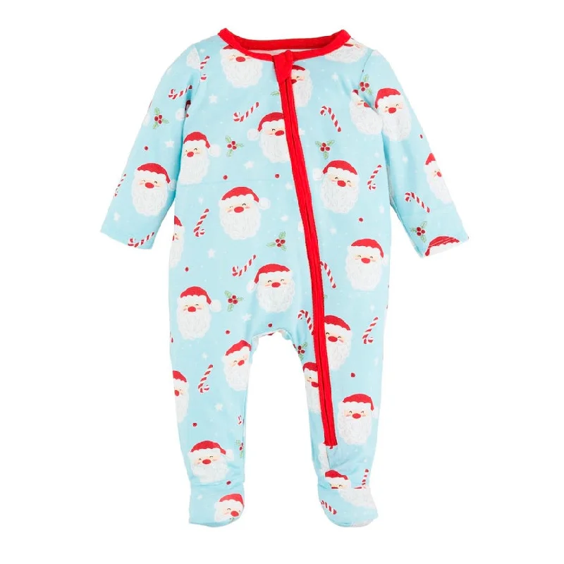 Mud Pie Blue Glow Santa Sleeper