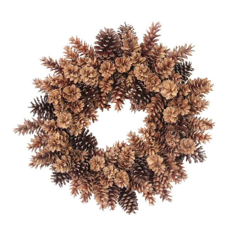 Natural Pinecone Wreath