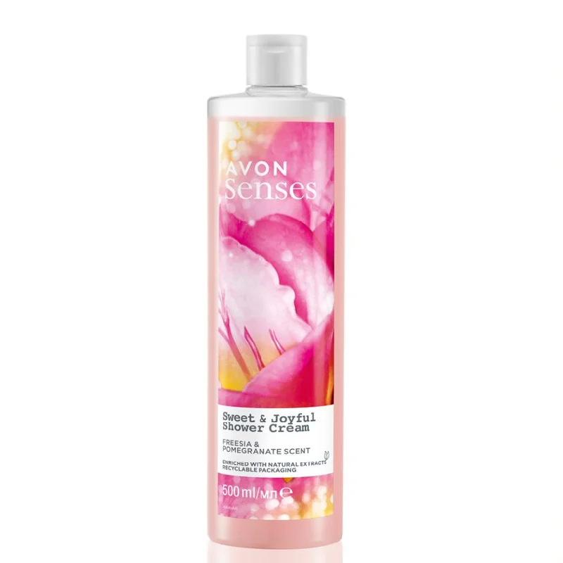 Sweet & Joyful Freesia & Pomegranate Shower Cream - 500ml