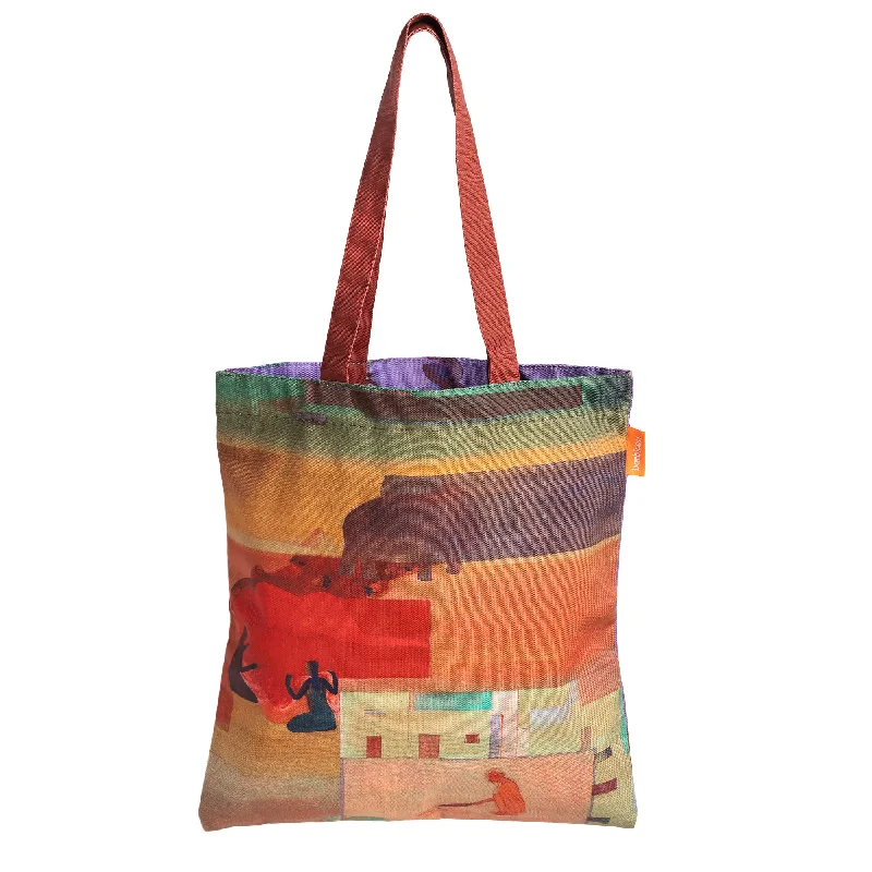 Nilima Sheikh Shamiana Detail Double-Sided Tote Bag