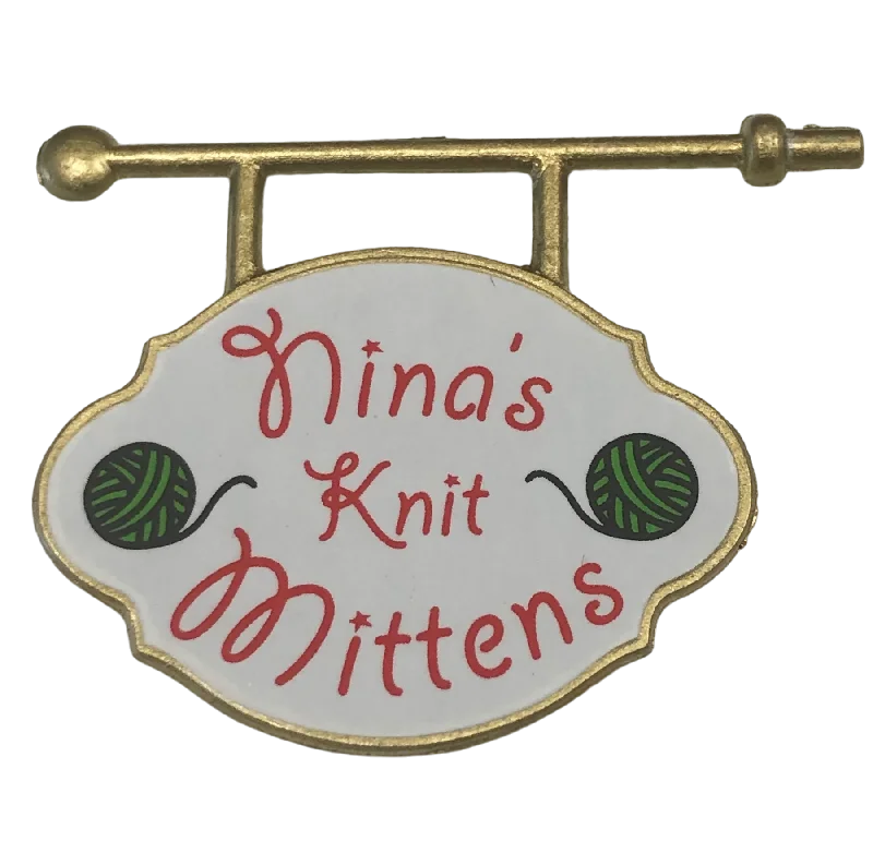 Nina's Mittens Sign