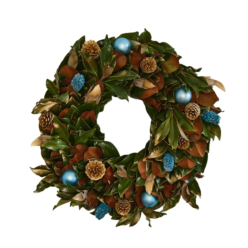 Noel Magnolia Wreath