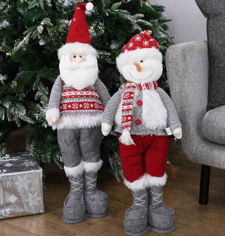 Novelty Christmas Standing Plush Xmas Decoration 66cm