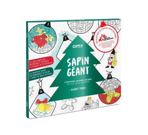 Giant Colouring Poster - Recycled Paper -  Christmas Tree