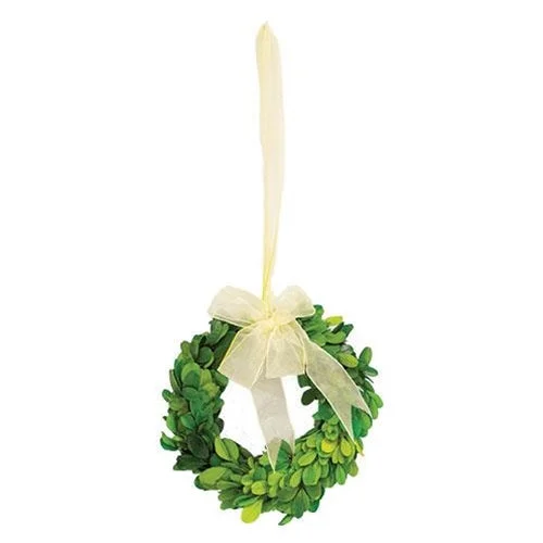 Preserved Boxwood Wreath, 6"