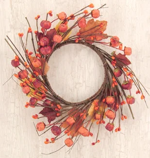 Pumpkin Pod Wreath, 4"