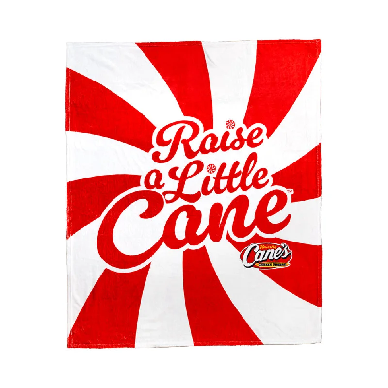 Raise a Little Cane Plush Throw