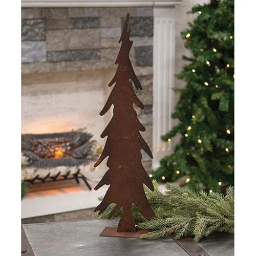 Rusty Metal Christmas Tree 23