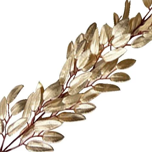 Shiny Gold Leaves Garland