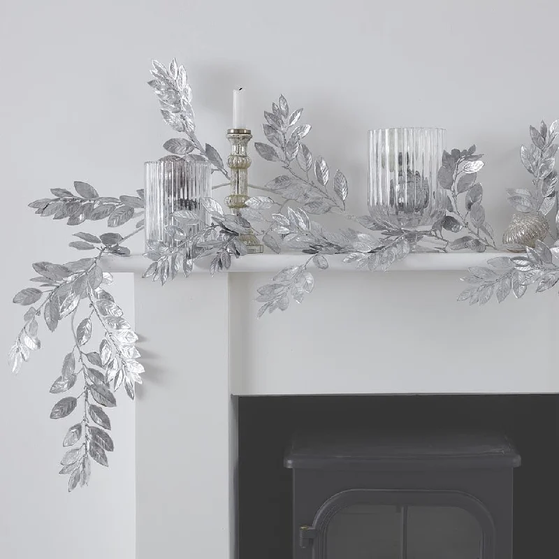 Silver Foliage Christmas Garland