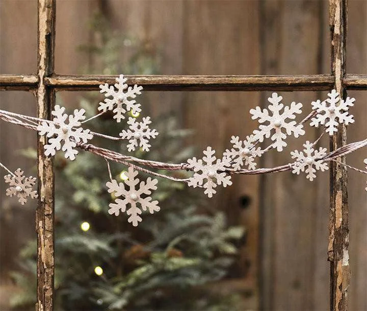 Snowflake Garland, 5ft