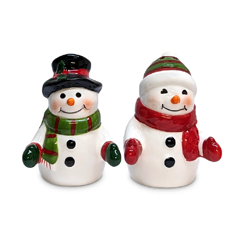 Snowman Couple Salt & Pepper Set (2 pc. set)