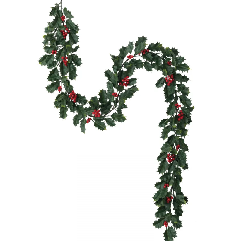 Vermont Holly Plastic Garland