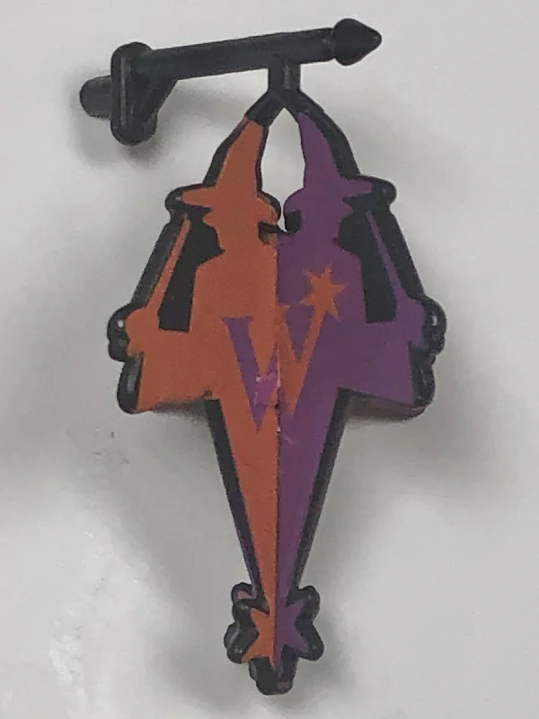 Weasley's Orange & Purple Sign