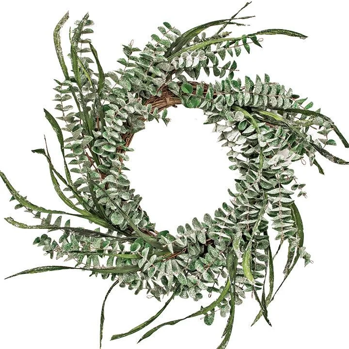 Winter Sparkle Eucalyptus Wreath